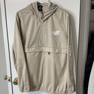 New Balance Light Tan Pullover Jacket